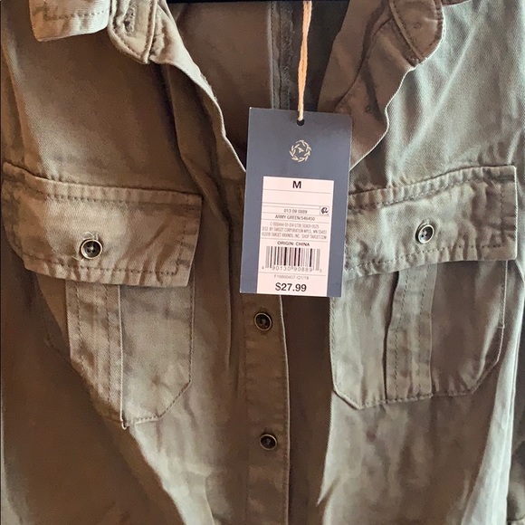 NWT Army Green Romper - Picture 7 of 8